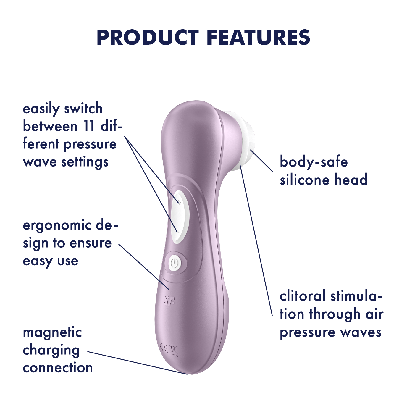 Satisfyer Pro 2 Next Generation Original Clitoris Stimulator Purple