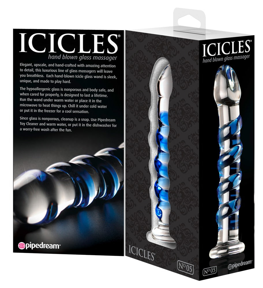 Icicles No.5 Glass Dildo