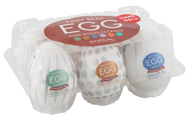 Tenga Egg Onani Handjob Hard Boiled Pack 6 Varianter