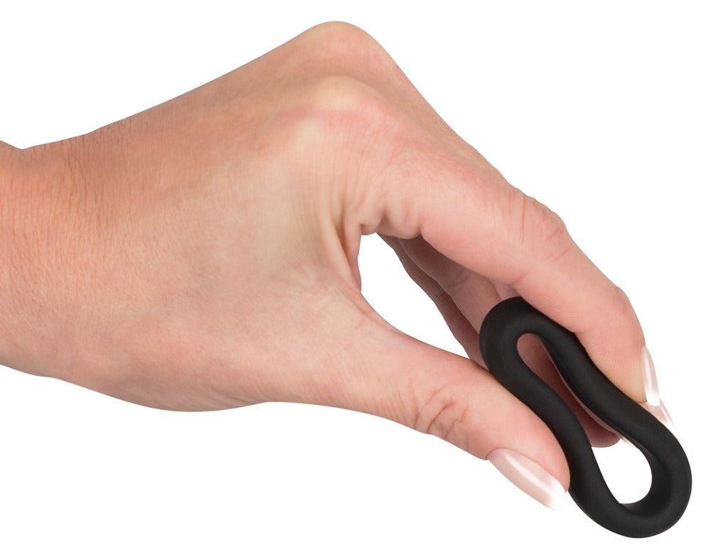 Black Velvet Penis ring Ø 3,2 cm