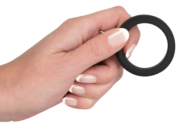 Black Velvet Penis ring Ø 3,8 cm