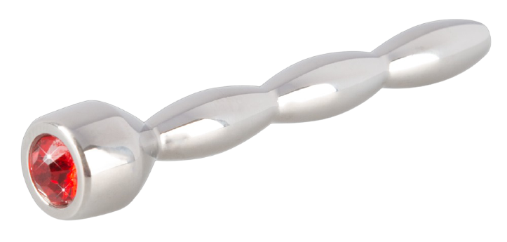 PenisPlug Wavy Dilator With Jewelry