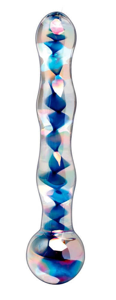 Icicles No.8 Multicolor Glass Dildo