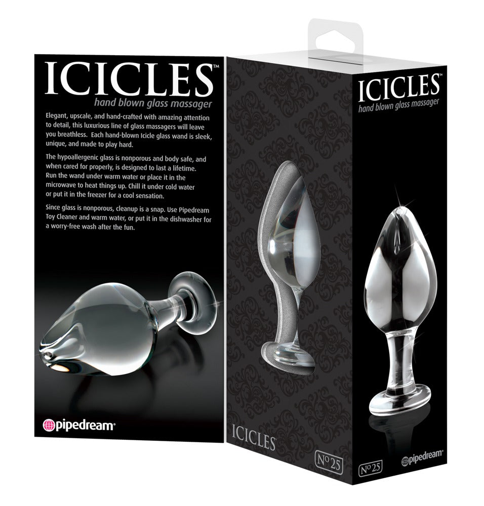 Icicles No.25 Glas Butt Plug