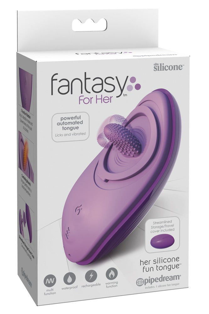 Fantasy For Her Silicone Fun Tongue Vibrator Stimulator