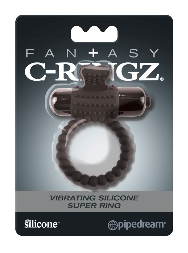 Fantasy C-Ringz Vibrating Silicone Super Penis Ring