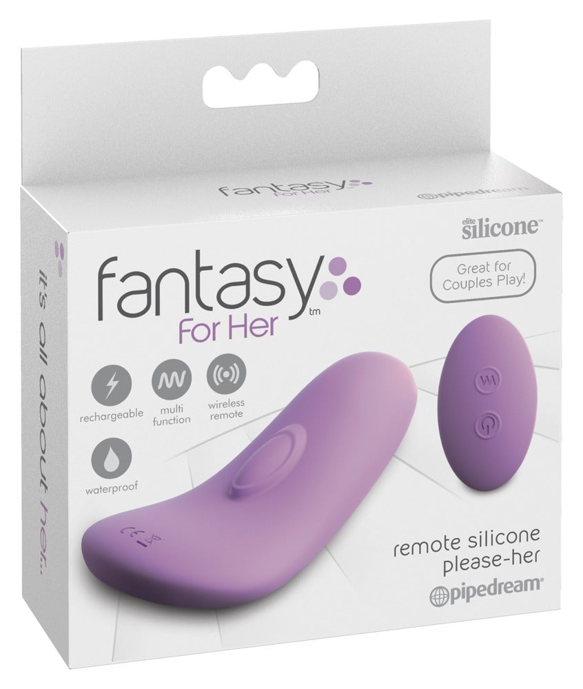 Fantasy For Her "Remote Silicone Please-Her" Vibrator