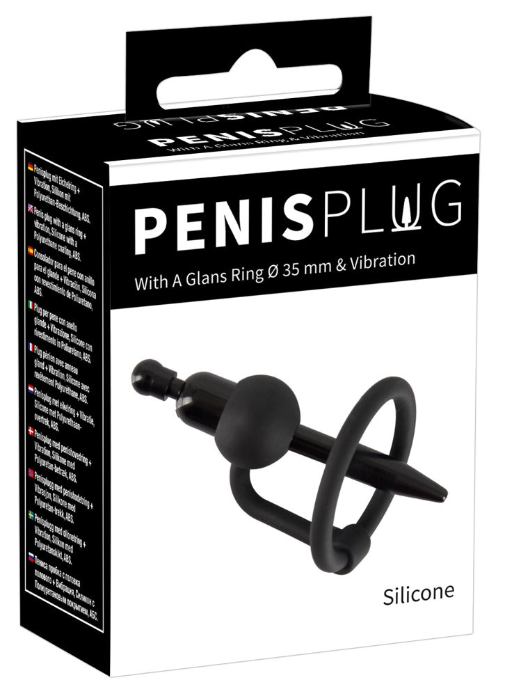 PenisPlug With Glans Ring & Vibration