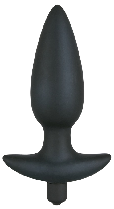 Black Velvet's Vibrating Silicone Butt Plug Large