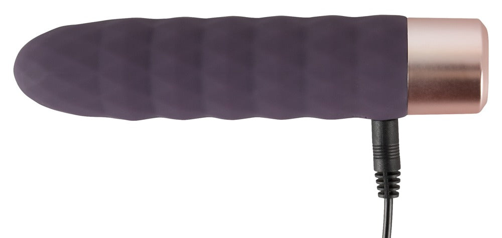 Elegant Series Elegant Diamond Vibe Dildo Vibrator Purple