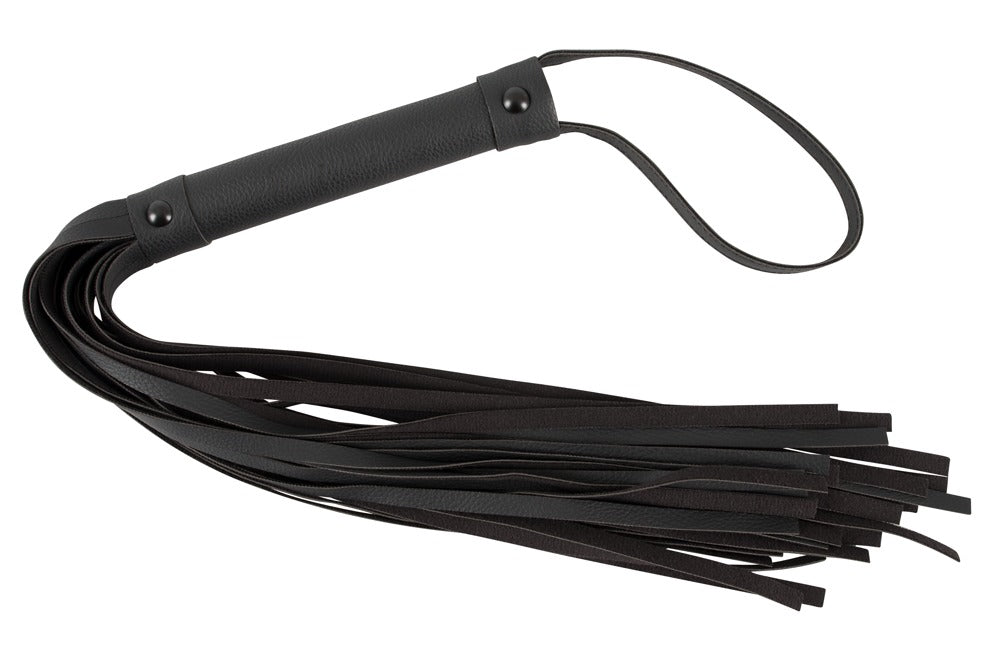 Fetish Flogger Leather Whip With Strap