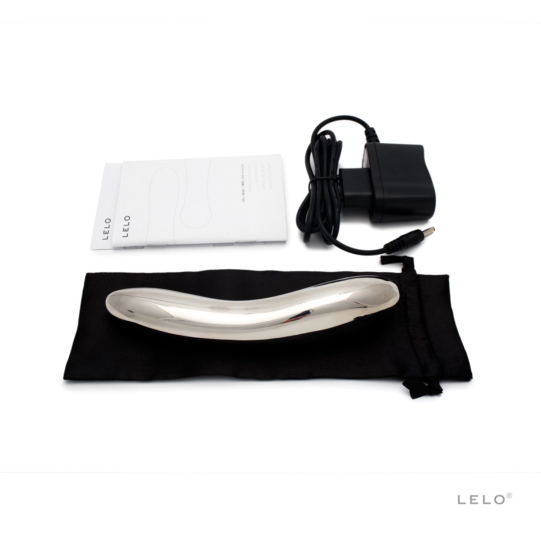 Lelo Insignia Luxe Inez  Silver Stainless Steel