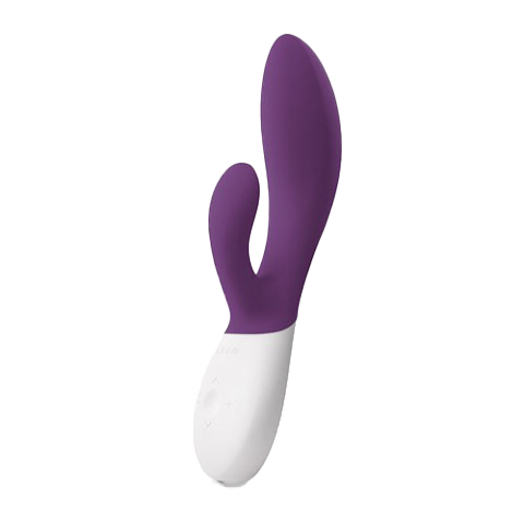 Lelo Ina Wave 2 G-Spot Clitoris Dildo Vibrator Plum