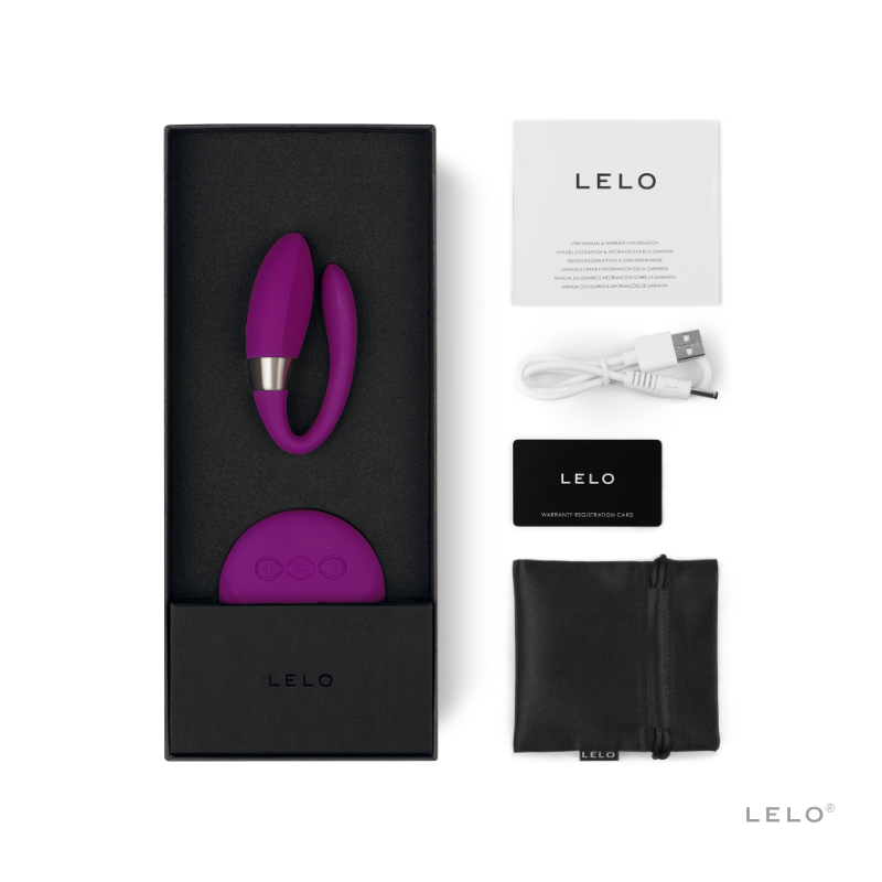 Lelo Tiana 2 Design Edition Par Vibrator Deep Rose