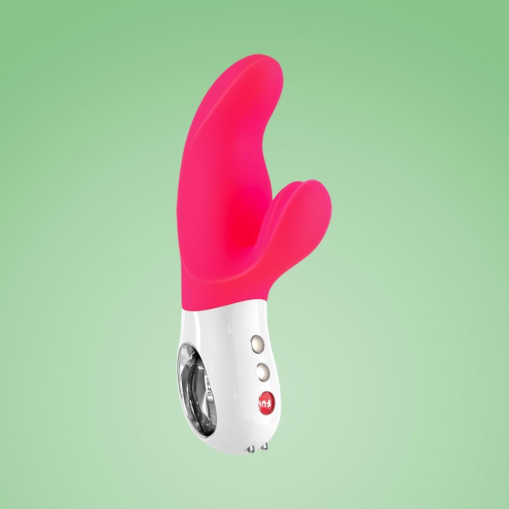 Fun Factory Miss Bi Rabbit Dildo Vibrator Pink