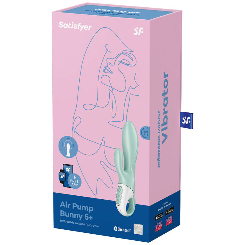 Satisfyer Air Pump Bunny 5+ "INFLATABLE" Rabbit Vibrator